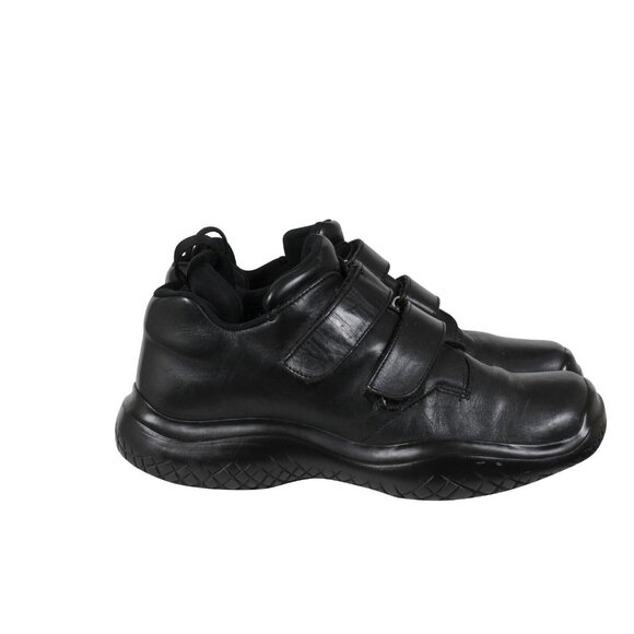 Prada Men Vintage Double Strap Derby US 8 UK 7 Black Leather AW99 Square Toe - Picture 8 of 10